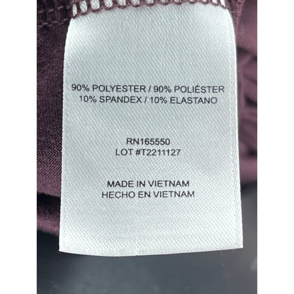 32° Heat top size XXL purple jersey round neck long sleeve four-way stretch - Picture 14 of 15